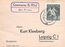 785698) DDR Landpostbeleg