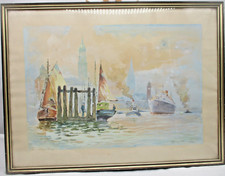Original Aquarell „Hamburg