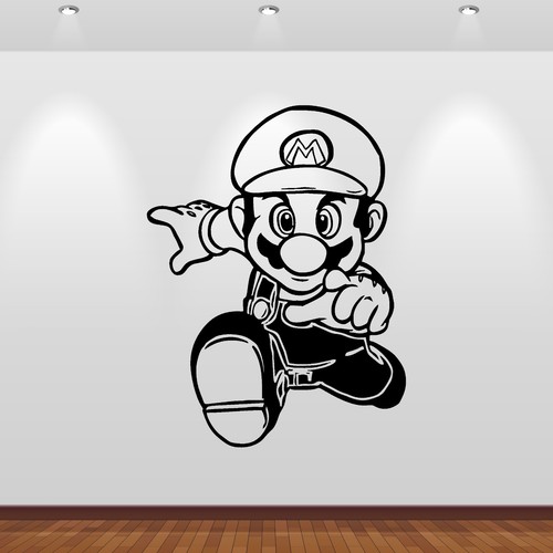Wandtattoo super mario - wandtattoo,