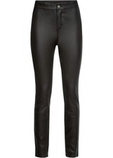 Lederimitat-Hose High Waist