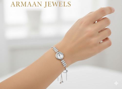 Armbanduhr elegant platin - armbanduhr,