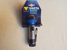 Vintage blaue Varta 657 Rallye Taschenlampe / Torch / Flashlight OVP Retro
