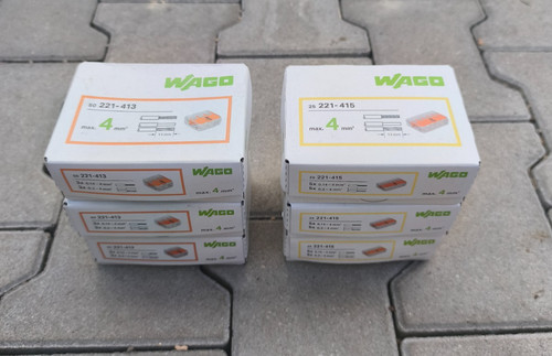 Wago klemmen 221 413 - 3, und