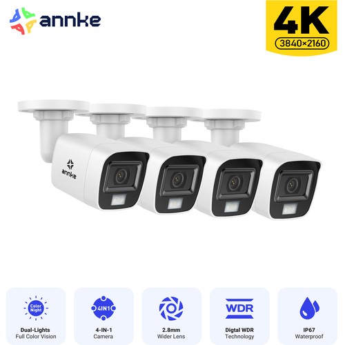 Annke ultra 8mp tvi - 4x,
