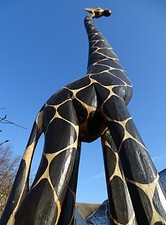 Giraffe aus HOLZ Höhe