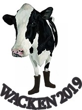 30cm Car Decal Sticker Cow
