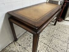 Couchtisch kolonial  Antik  Wohnzimmertisch Leder Tisch England Englisch Holz