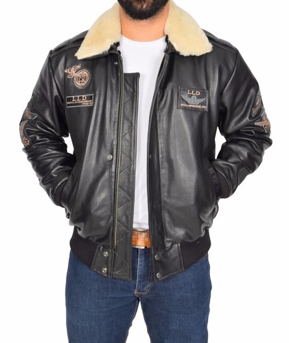 Herren schwarz leder - herren,