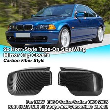 2X Carbon Look Spiegelkappen