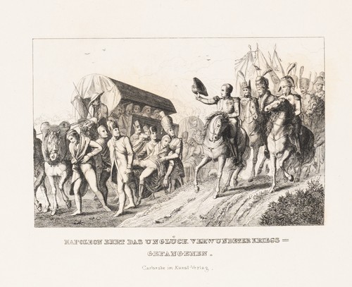 Napoleon vor den verwundeten