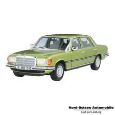 Original Mercedes Benz W116 Citrusgrün 450 SEL Classic Edition 1:18 Norev