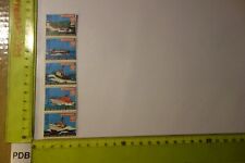 Alter Aufkleber Schiff Fähre Boot Rettung Seenot DGzRS Bremen gummiert (PDBB)