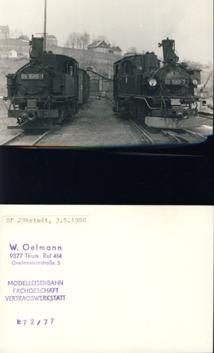 Dampfloks bahnhof jöhstadt - im,