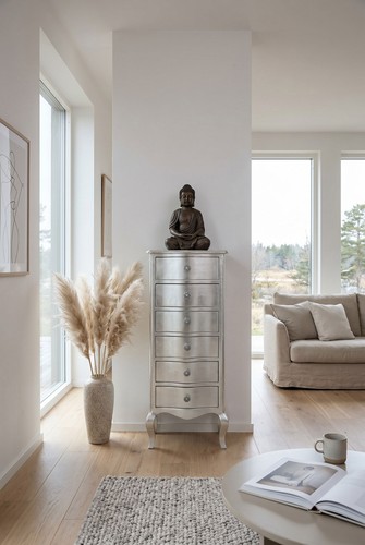 Barock kommode silber - kommode,