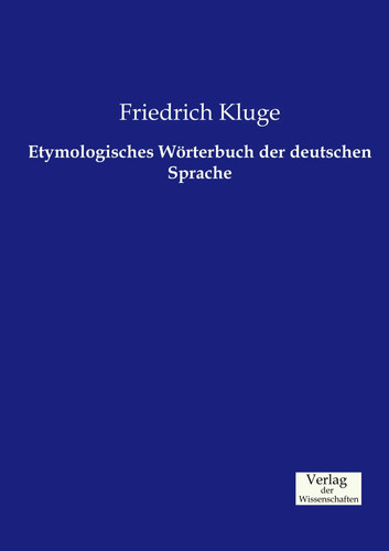 Friedrich kluge - kluge, |