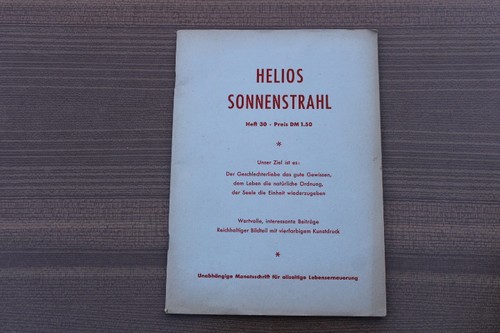 Helios sonnenstrahl heft - helios,