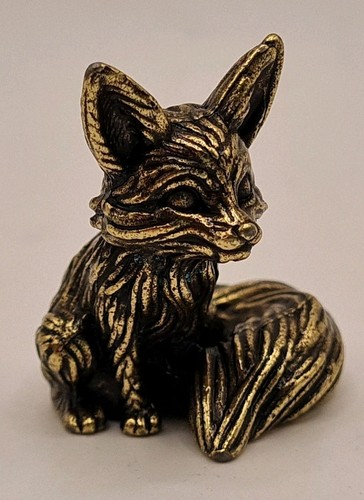 Fuchs figur messing deko - figur,