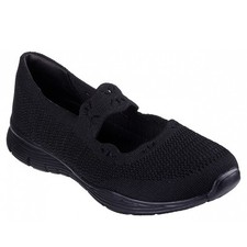 Skechers Damen Ballerina in Schwarz