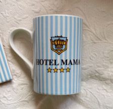 Design House Becher Hotel Mama mit Untersetzer Sammelbecher Kaffeebecher