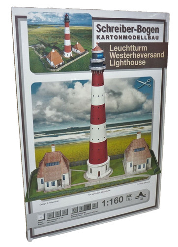 Kartonmodellbau leuchtturm - +,
