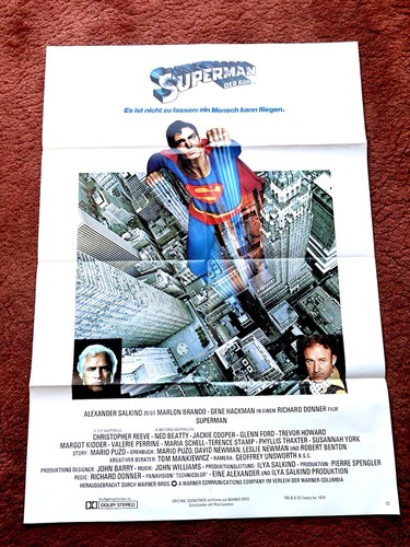 Superman kinoplakat poster - poster, a1