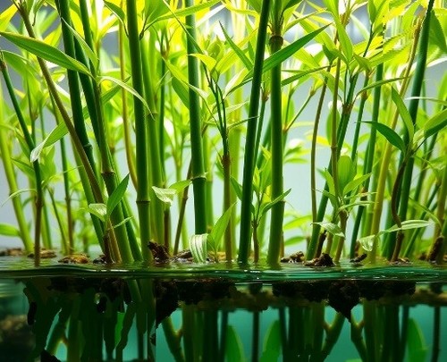 Wasserbambus schnellwachsende