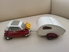 Revell BMW Isetta 250 mit Camper Wohnwagen 1:18 Rot Modellauto Sammlerstück