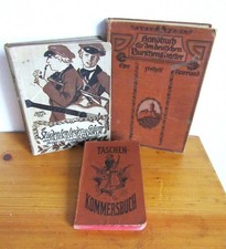 Konvolut Burschenschaft, Studentenlieder, Kommersbuch, 1900 - 1914