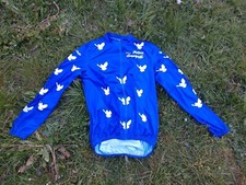 Patelli Campagnolo T Shirt Gr L Langarm Radsport Baldi Blau Weiss