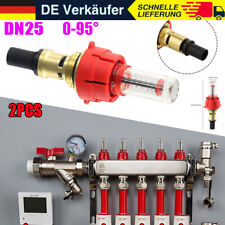 2x Verteiler Durchflussmesser