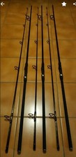 3× North Western Sealey Carp 12ft 3lbs Karpfenruten Rods Angeln Graskarpfen TOP!