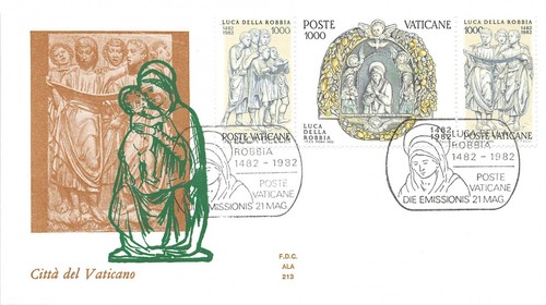 Fdc ala vatikan 1982 - fdc,