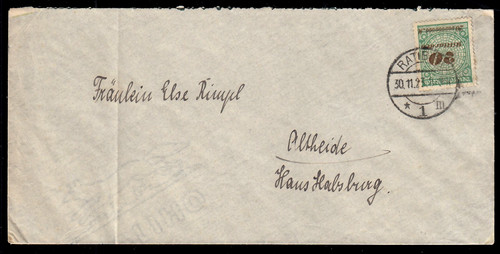 Deutsches reich 329 brief - reich,