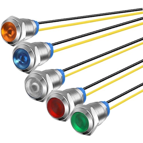 Led signallampe 230v metall - led,
