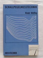 Messtechnik - Schallpegelmesstechnik Fachbuch DDR 1970