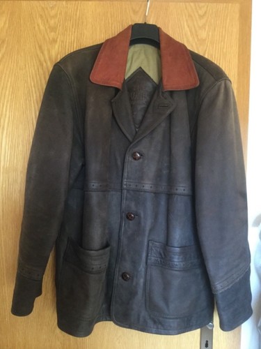 Herren leder jacke - jacke, klassischer