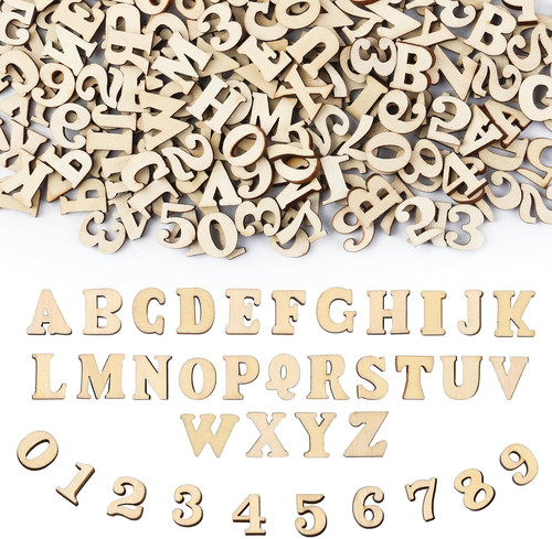 204 klein holzbuchstaben - holzbuchstaben, zum