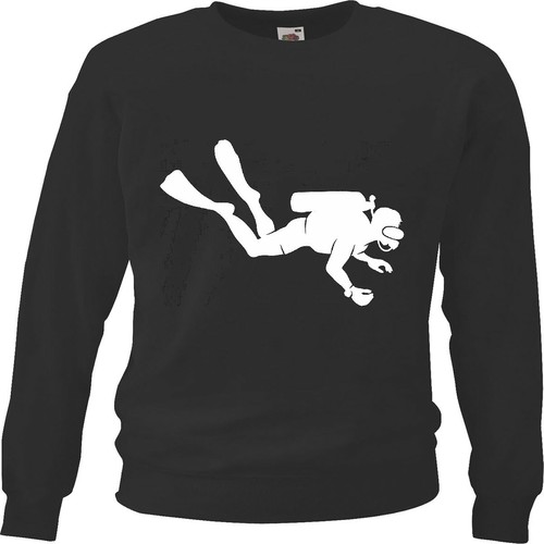 Sweatshirt silhouette tauchen - sweatshirt,