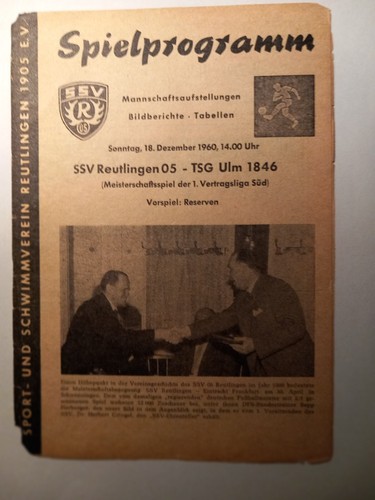 Fußball programmheft 1960 - fußball-programmheft, 1960/61