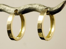 585 Gold Creolen  Scharnier