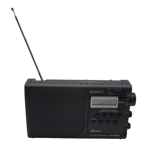 Sony icf m760sl tragbares - sony,