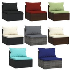 Garten-Mittelsofa mit Kissen