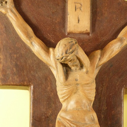 Kruzifix wandkreuz aus - wandkreuz, ton