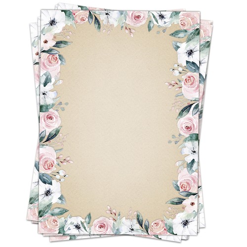 Blatt briefpapier mit - blatt,