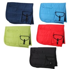 Wanderreitschabracke Puff Pad, Sattelpad mit Tasche, QHP