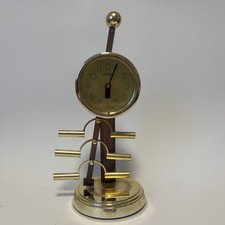 Goldene Vintage Citizen Standuhr Quartz - Mit Pendel - Selten Retro - Gebraucht