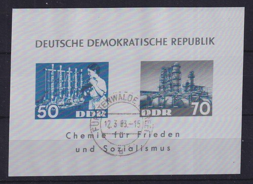 Ddr 1963 chemie dederon block - 1963, chemie-dederon-block