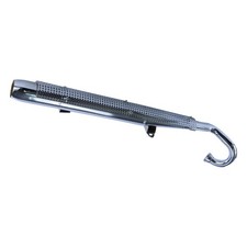 Auspuffanlage chrom offen für