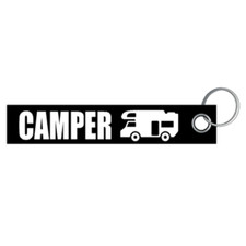 CAMPER wohnmobil camping camp Schlüsselanhänger Schlüsselband Lanyard 3x16cm