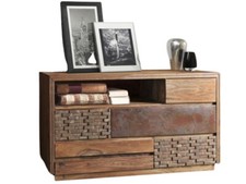 BRICK Kommode 5 Holz- / 1